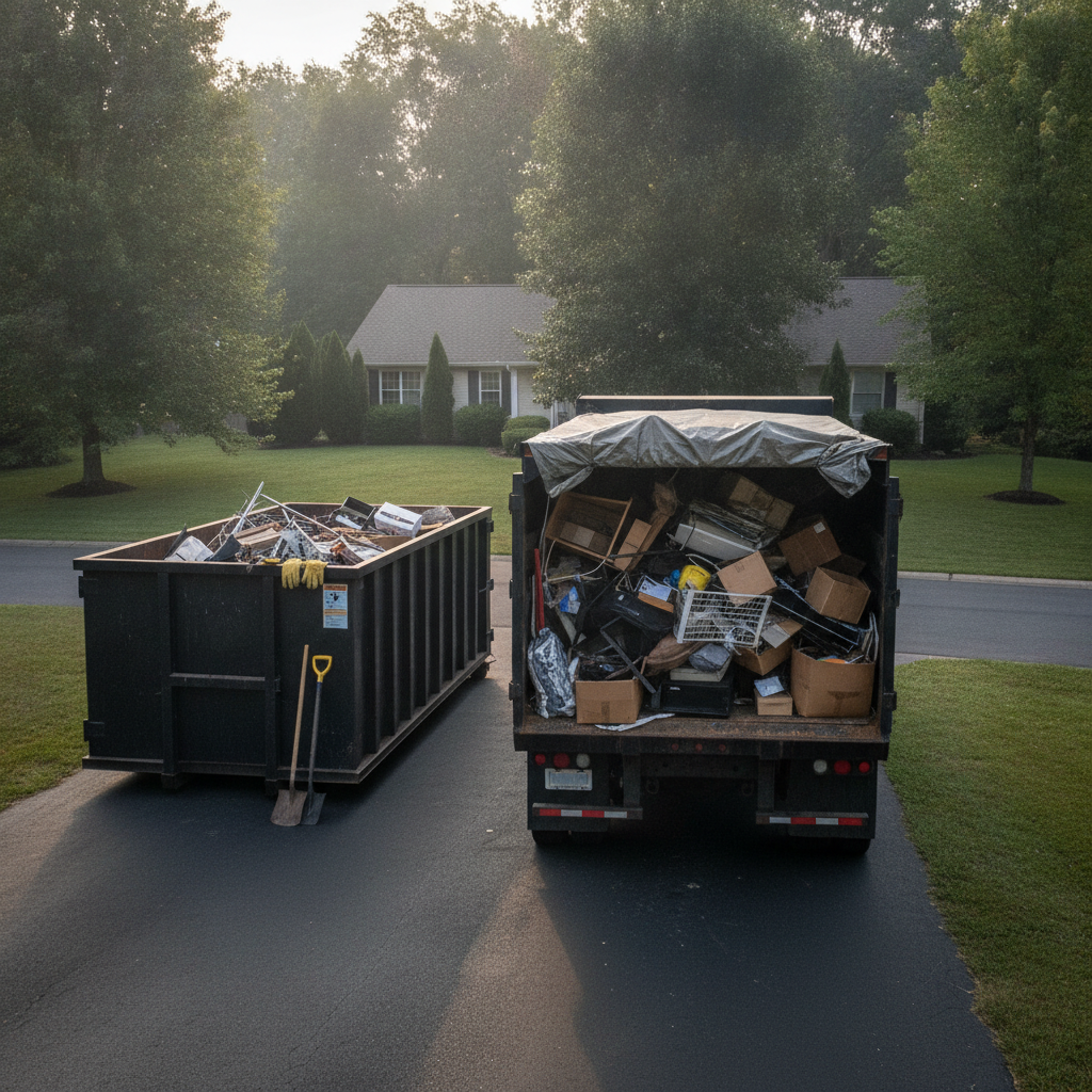 done Junk Removal Service - No Face and No Text